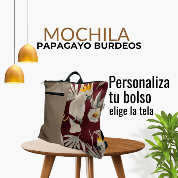 Mochila Papagayo Burdeos