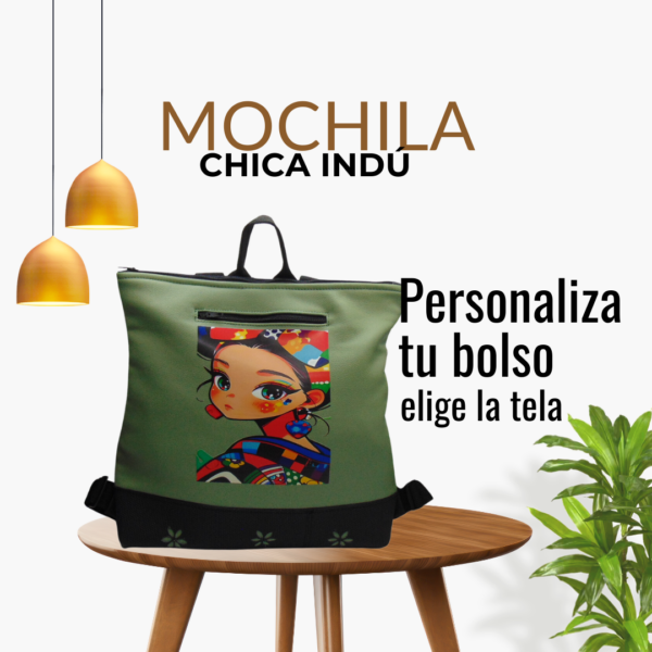 Mochila chica indú